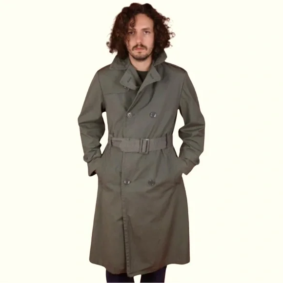 DSCP • Valor Collection Men’s All Weather Military Trench Rain Coat - Picture 5 of 8